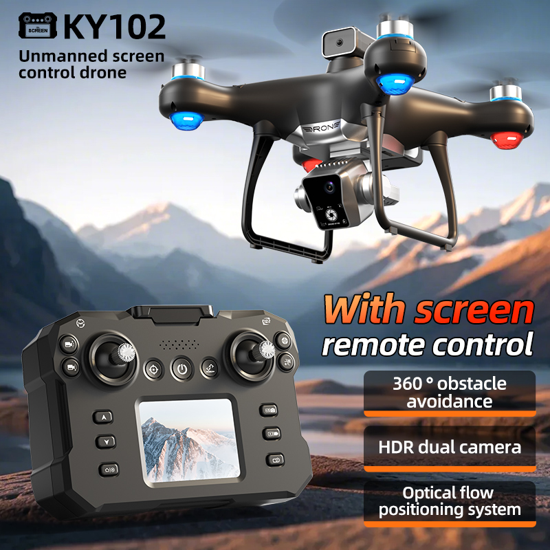 Drone Ky102 Rc - 2025 New K102 Screen Controlled Version