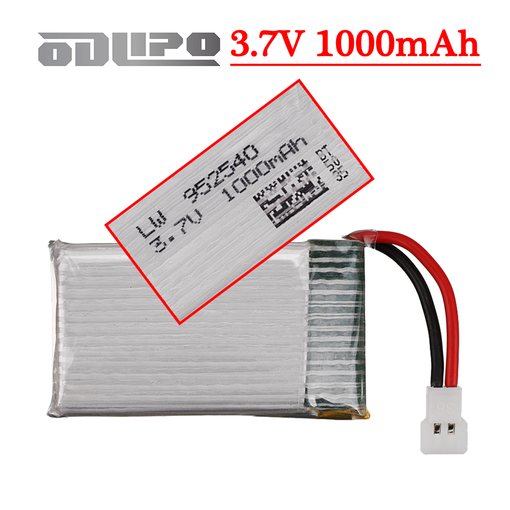 Drone Mjx Rc - 3.7V 1000mAh 25C Lipo Battery For