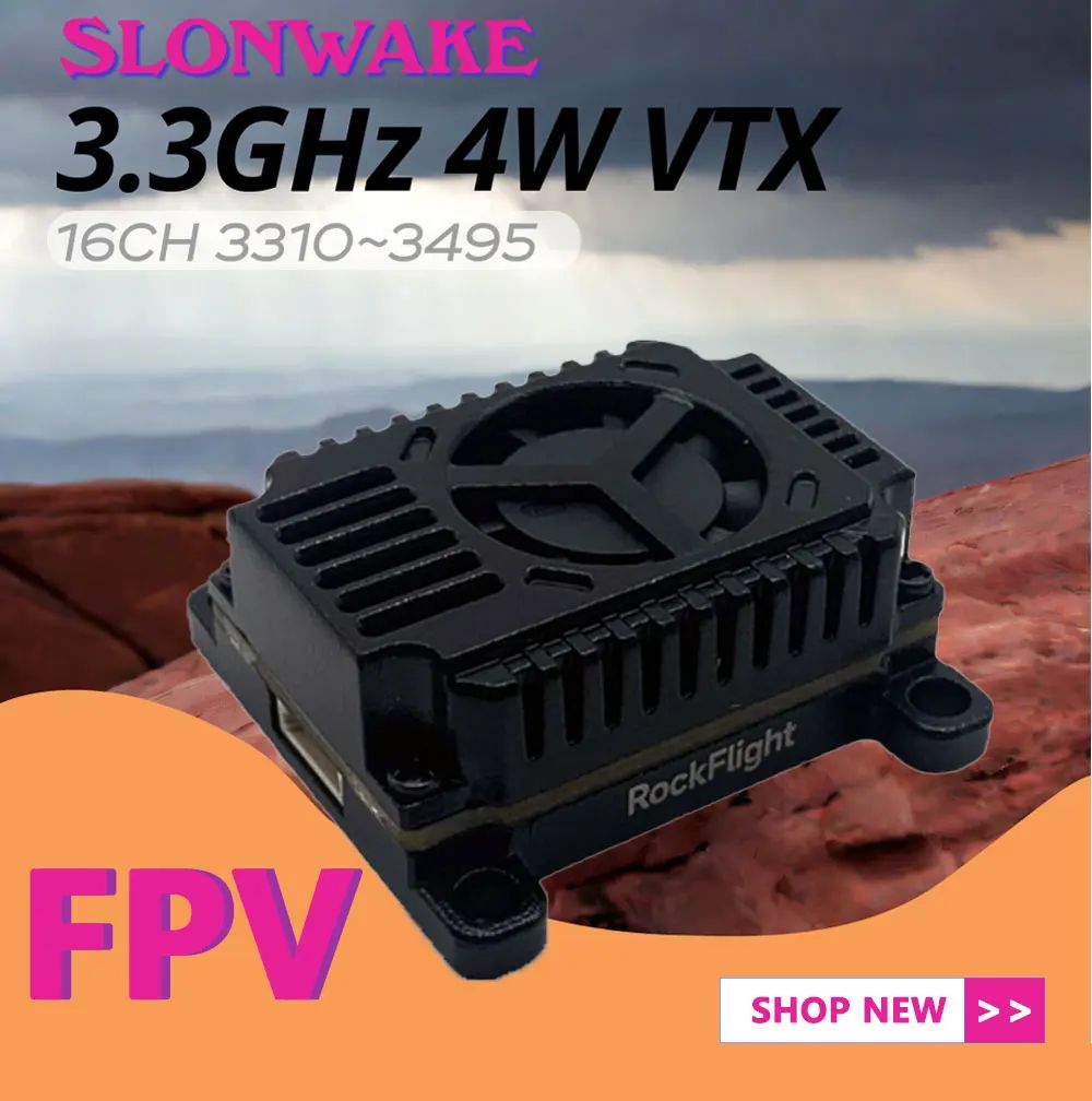 SLONWAKE FPV 3.3G 16CH 4000mW  - Drone Rc Receiver And Transmitter 评论和价格