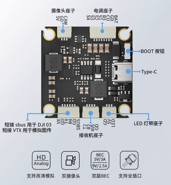 Aocoda-RC F4100 V4 Flight Stac - Drone Rc V4 评论和价格