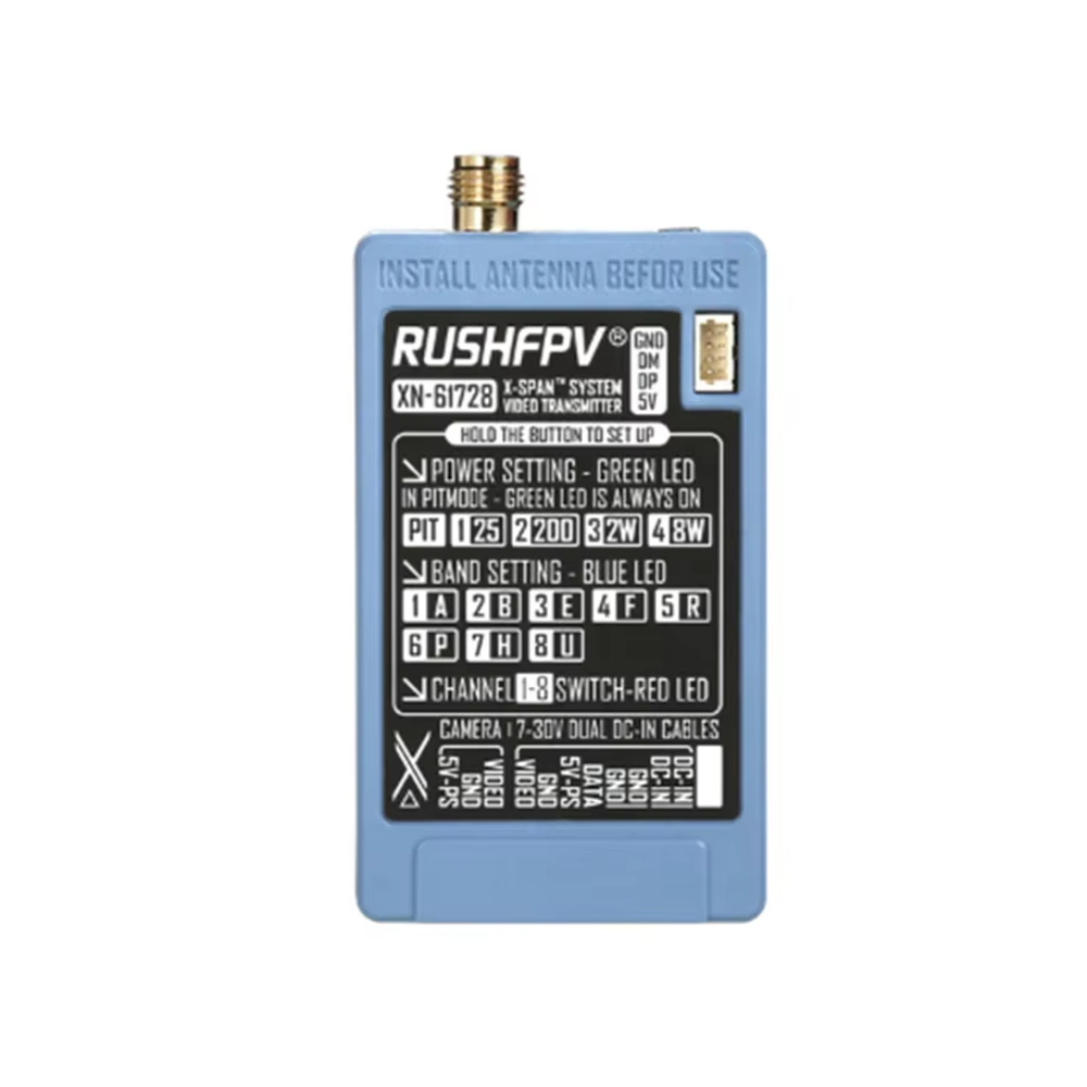 RUSHFPV 6.1‑7.2G 8W X61728 VTX - Drone Rc Receiver And Transmitter 评论和价格