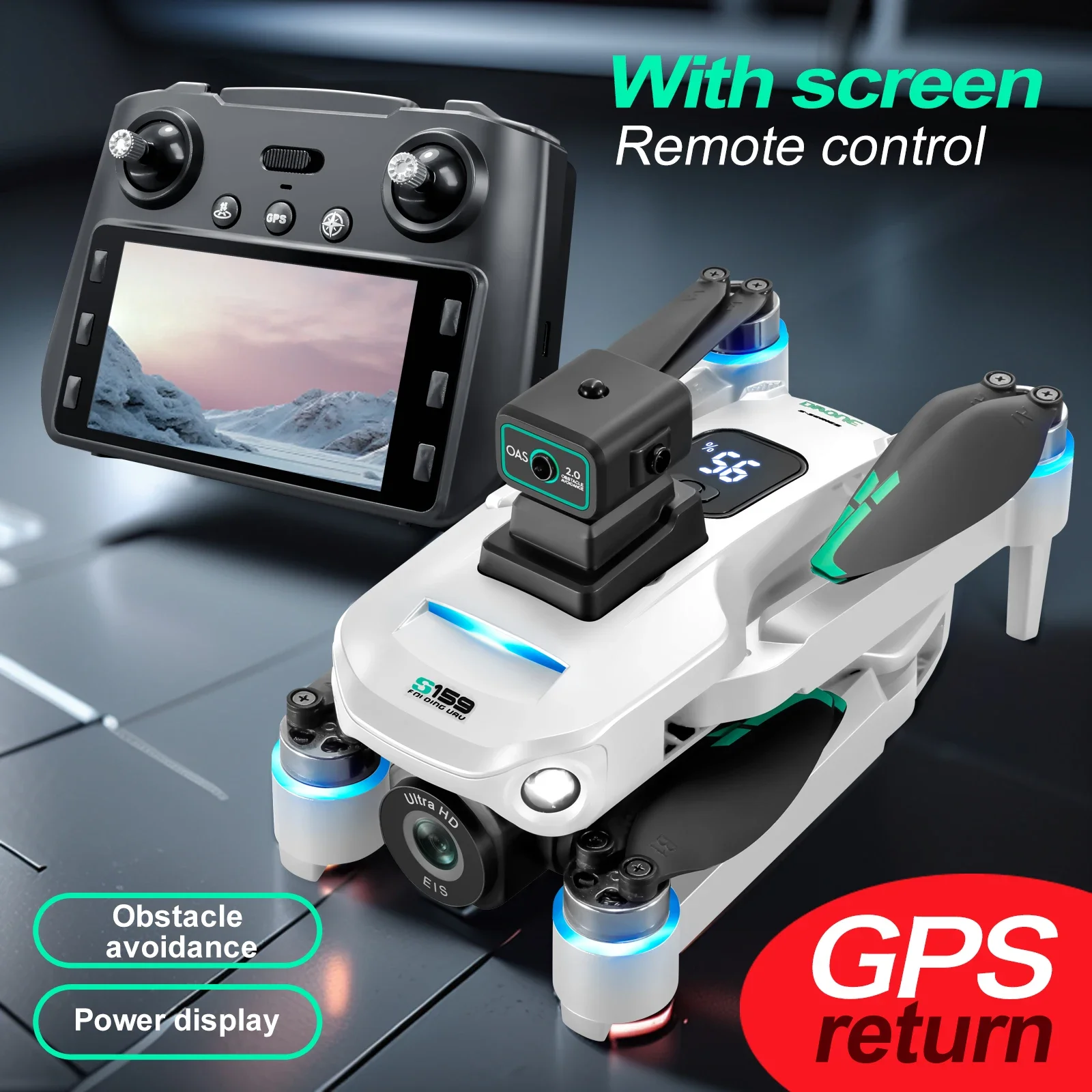 2024 S159 GPS Drone Profession - Drone Rc Gps S159 评论和价格