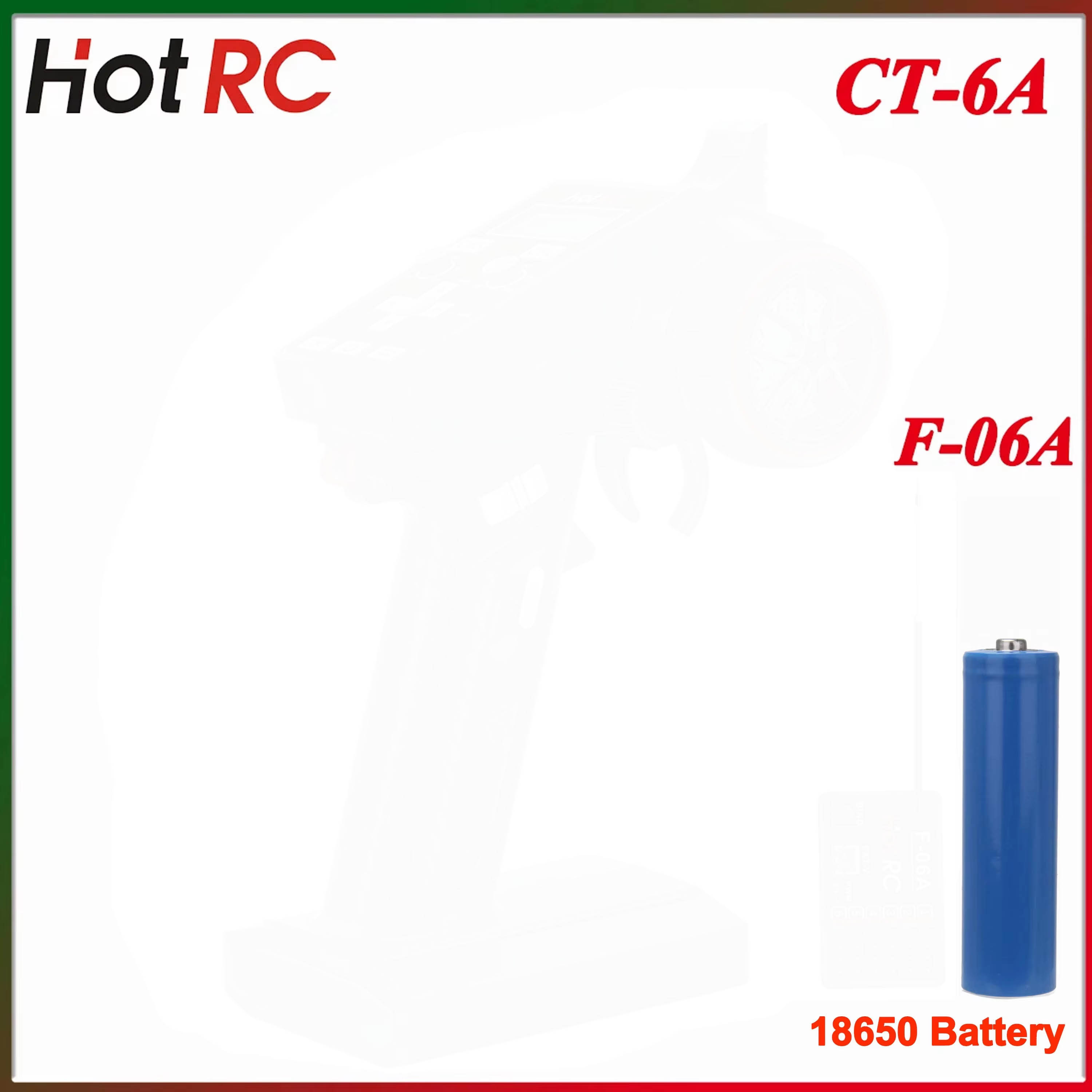 HotRC CT-6A 2.4G 6CH 6 Channel - Drone Rc Receiver And Transmitter 评论和价格