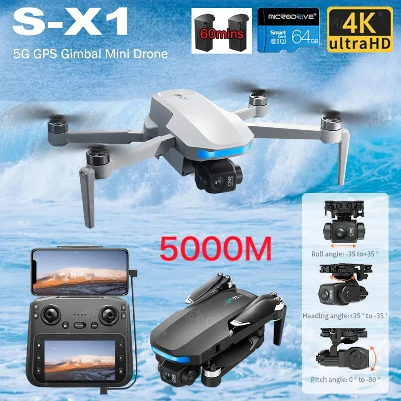 S-X1 Mini Drone 8K Professiona - Drone X1 Rc 评论和价格