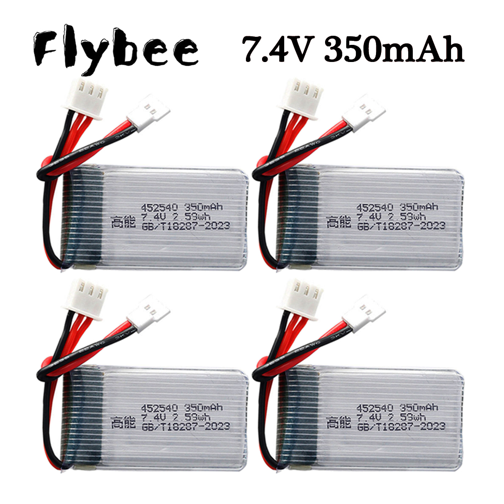 1-10pcs 7.4V 350mah 2S Lipo Ba - Drone Mjx Rc 评论和价格