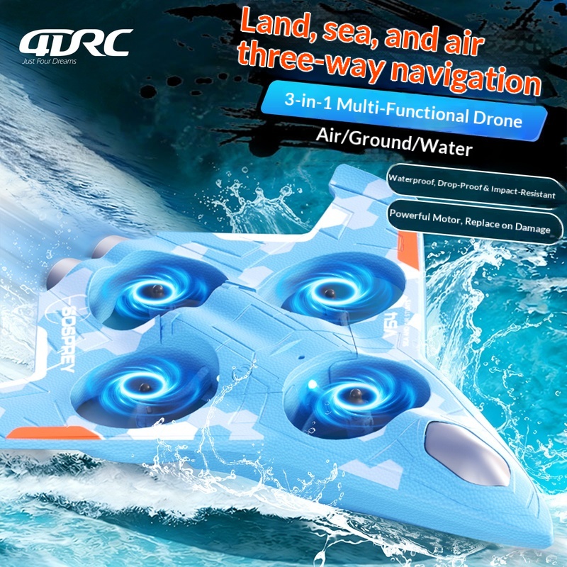 Sosprey 3 In 1 Sea Land Air Rc - Rc Drone And Flying Car 评论和价格