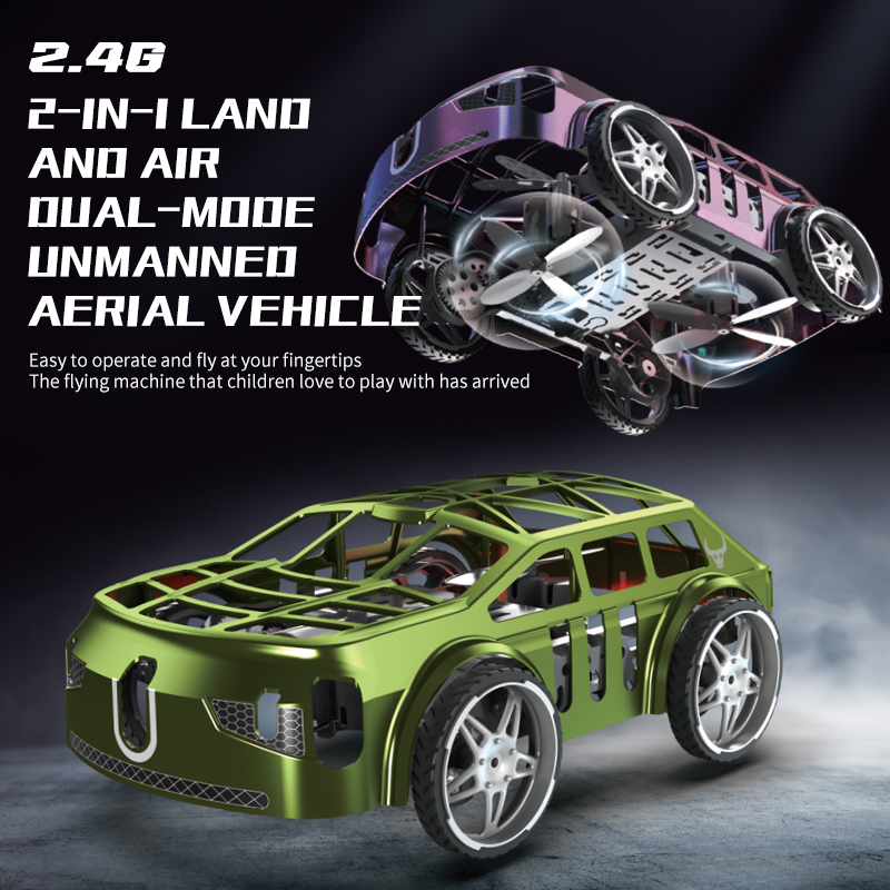 RC Drone 2 In 1 Air-Ground Fly - Rc Drone And Flying Car 评论和价格