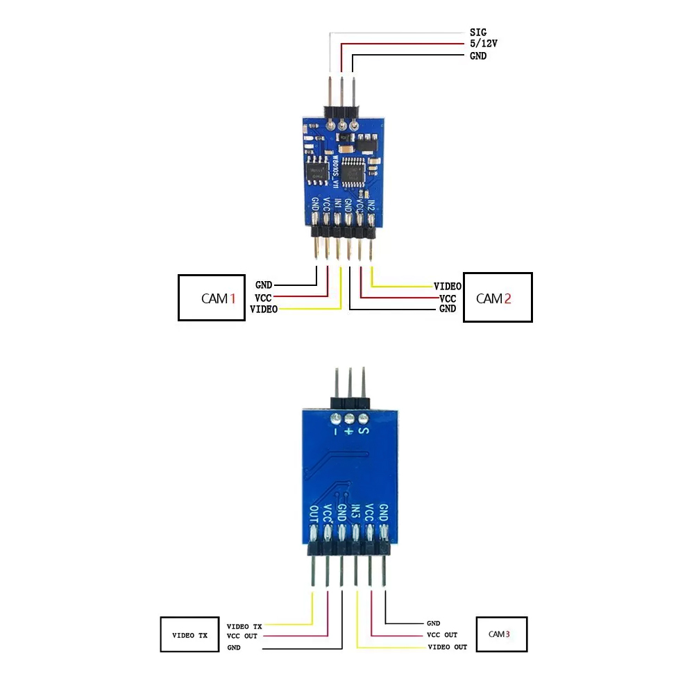 5.8G 3 Channel Video Switcher  - Drone With Rc 评论和价格