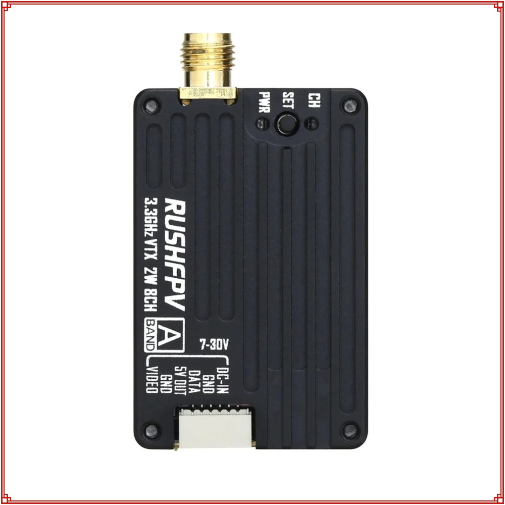 2026 New RUSHFPV 3.3G 2W VTX T - Drone Rc Receiver And Transmitter 评论和价格
