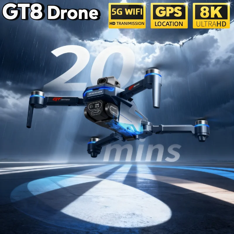 HOT For LSRC GT8 Drone 4K Prof - Rc Drone E88 评论和价格