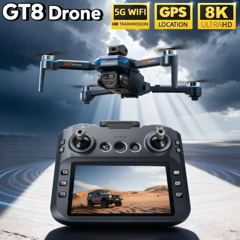 HOT For LSRC GT8 Drone 4K Prof - Rc Drone E88 评论和价格