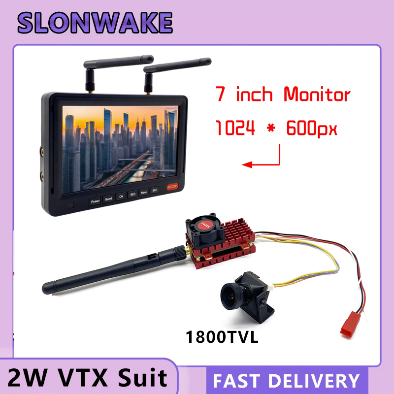 SLONWAKE 5.8G 2W VTX FPV 1800T - Drone Rc Explorer 评论和价格