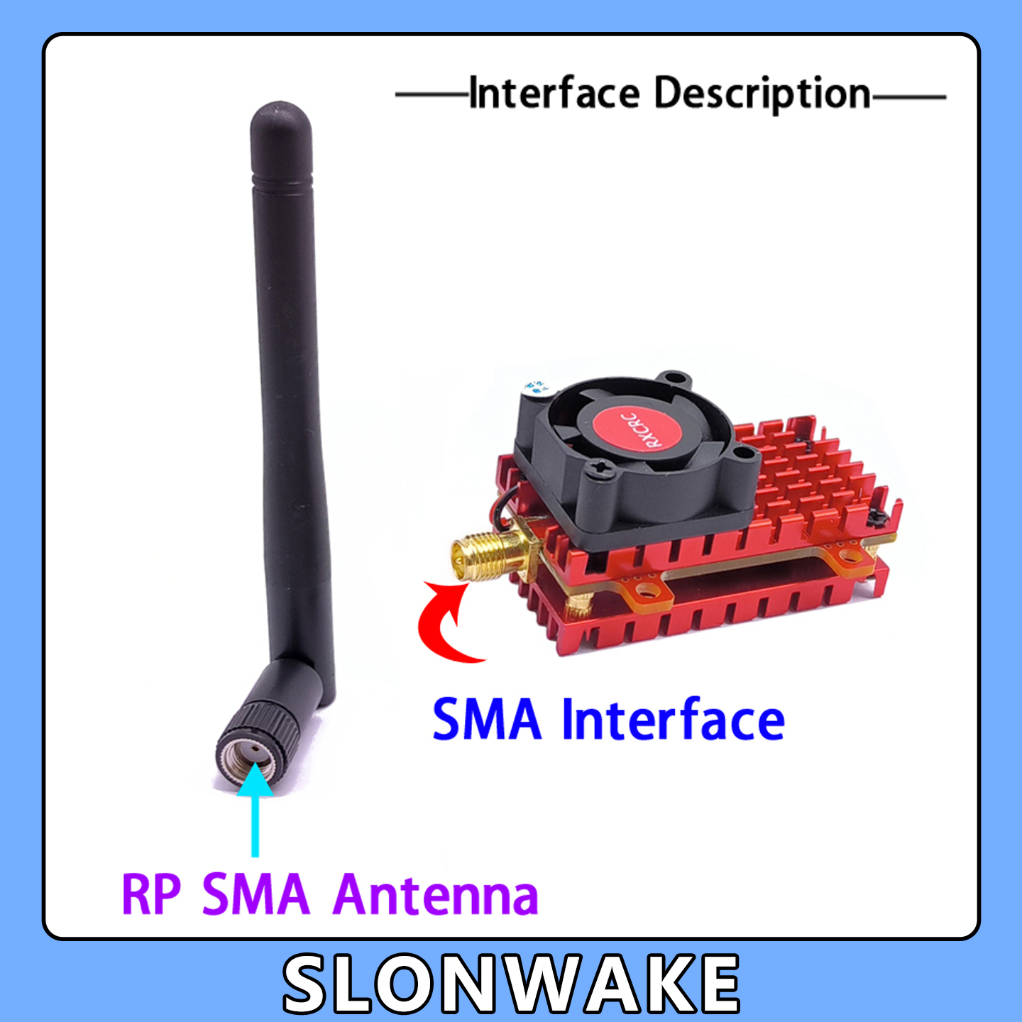 SLONWAKE 5.8G 2W VTX FPV 1800T - Drone Rc Explorer 评论和价格