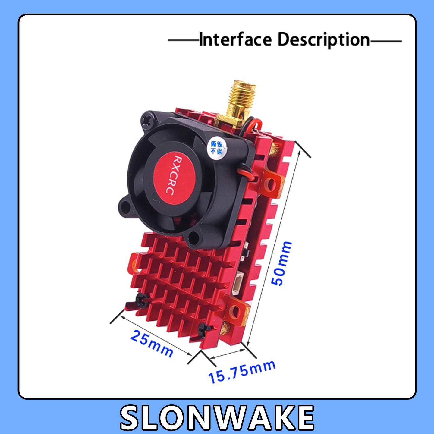 SLONWAKE 5.8G 2W VTX FPV 1800T - Drone Rc Explorer 评论和价格