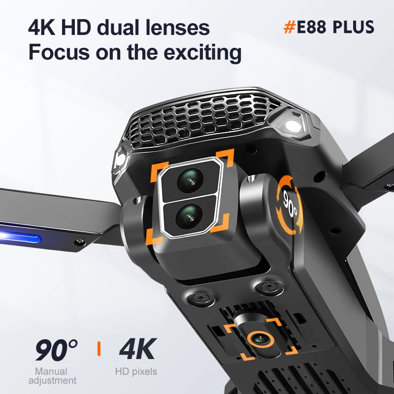 New E88 Plus Quadcopter Drone: - Rc Drone E88 评论和价格