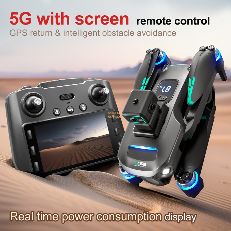 8K Dual Camera 5G WIFI FPV Rem - Gps Module Drone 评论和价格