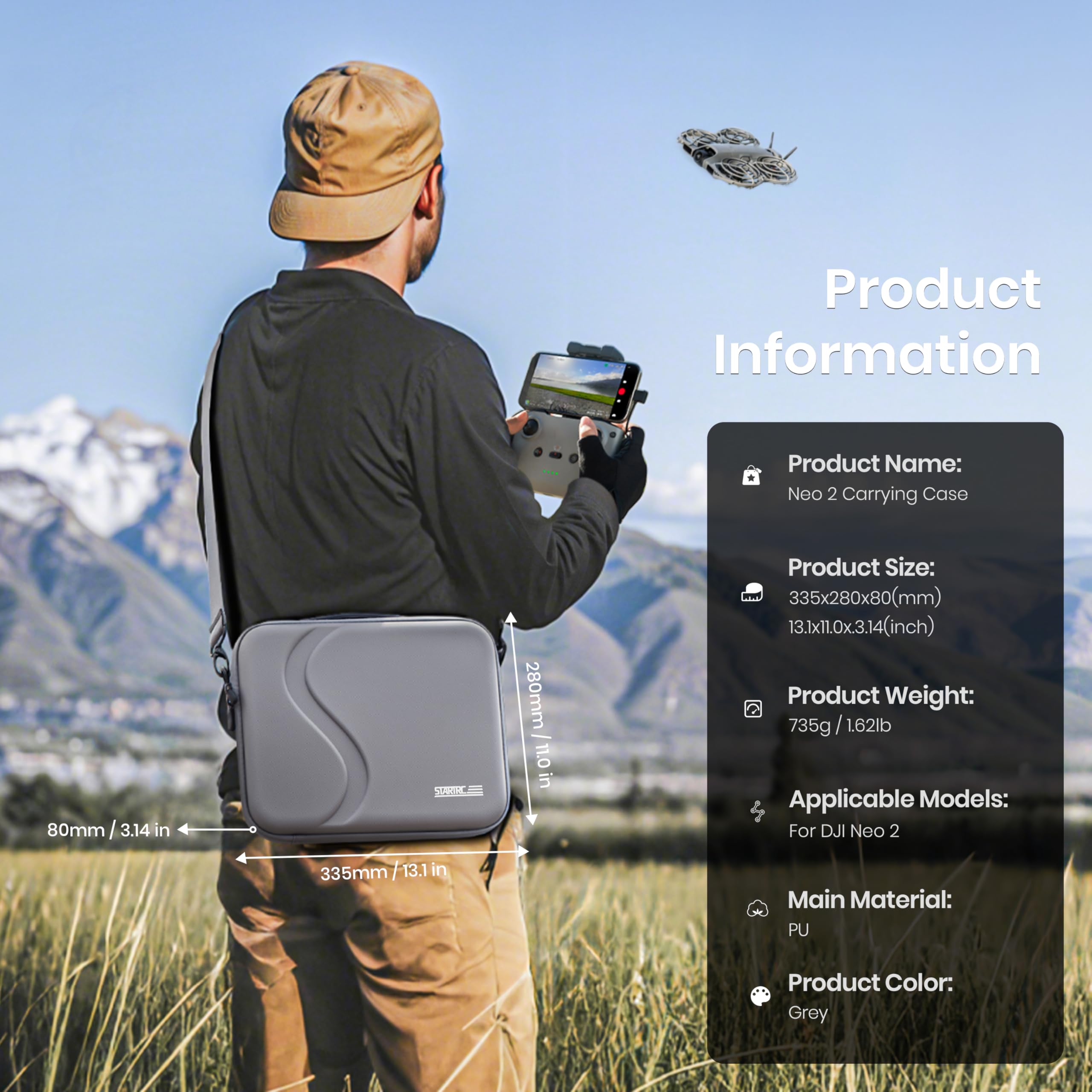 Carrying Case for DJI Neo 2 Ac - Drone Rc N3 评论和价格