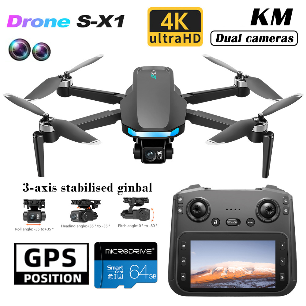 S-X1 New Drone with Screen 3-A - Drone X1 Rc 评论和价格