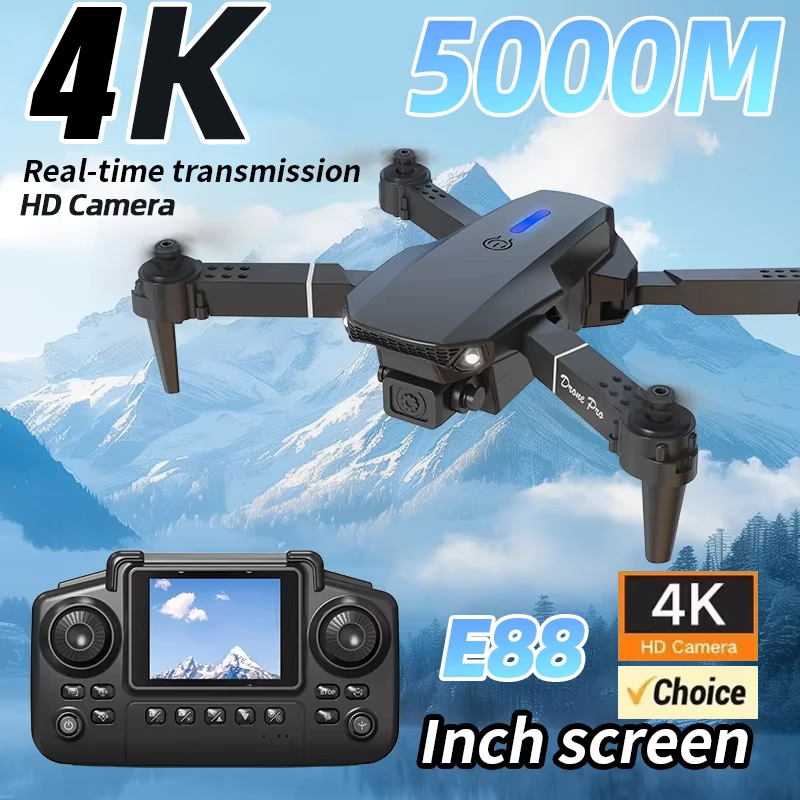 4K Dual-Camera HD Aerial Photo - Drone Rc E88 Pro 评论和价格