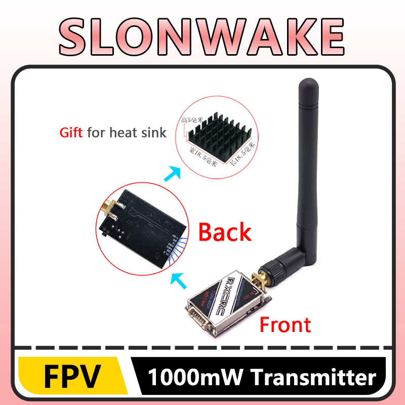 SLONWAKE  5.8G 48CH 1W VTX 100 - Drone Rc Receiver And Transmitter 评论和价格