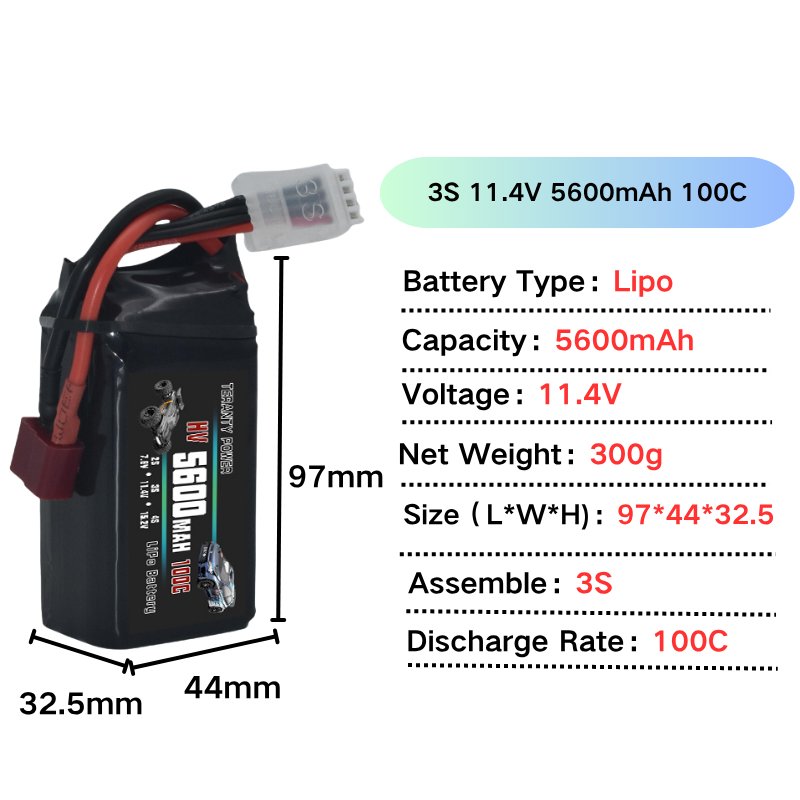 1/2/4pcs TERANTY 3S 5600mAh Li - Drone Mjx Rc 评论和价格
