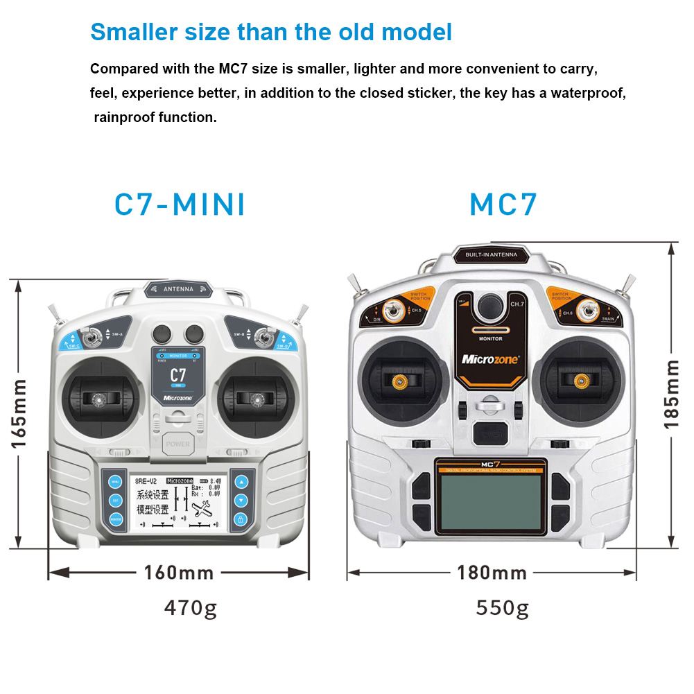 MicroZone MC7 Controller C7 MI - Drone Rc Receiver And Transmitter 评论和价格