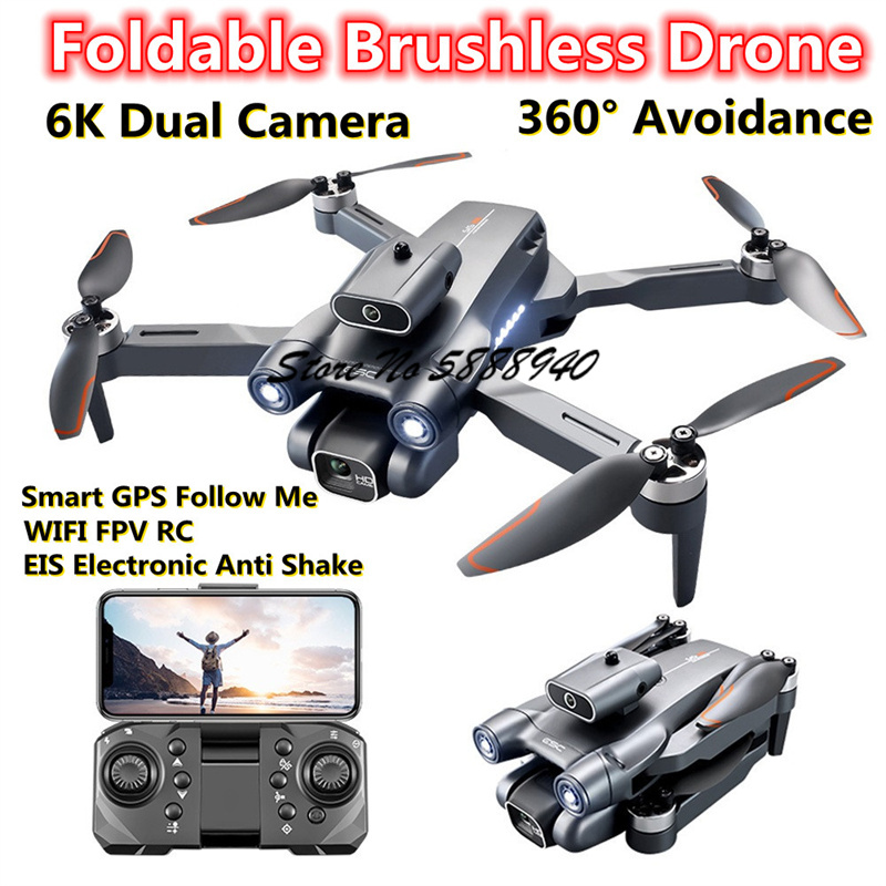 6K Optical Flow Brushless Fold - Drone S1S Rc Quadcopter 评论和价格