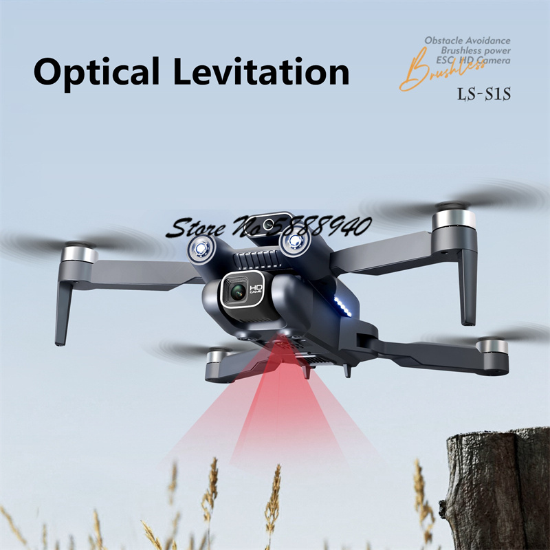 6K Optical Flow Brushless Fold - Drone S1S Rc Quadcopter 评论和价格