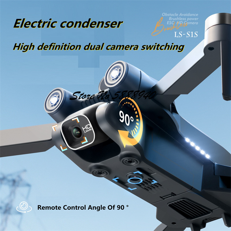 6K Optical Flow Brushless Fold - Drone S1S Rc Quadcopter 评论和价格