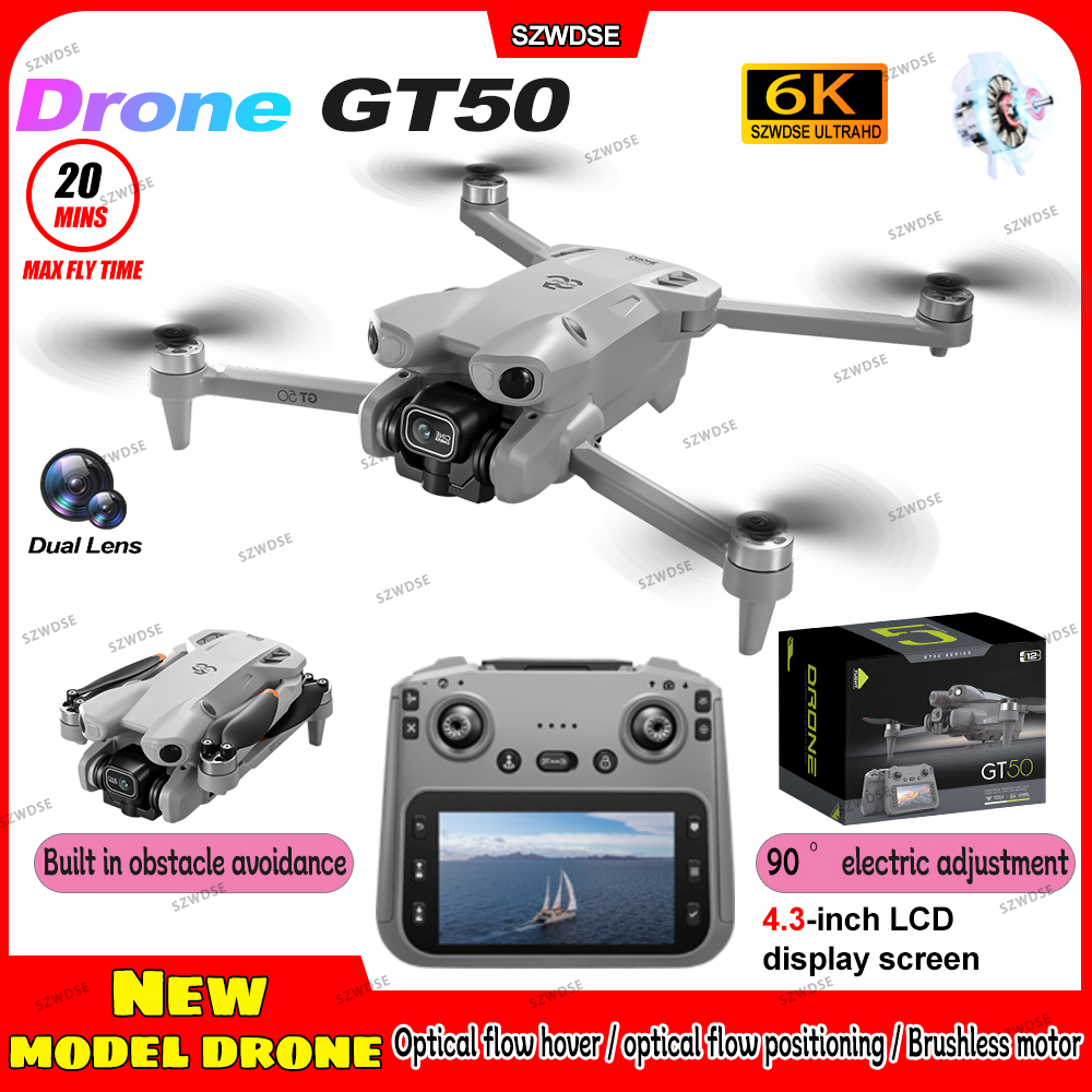 NEW GT50 Drone Professional 6K - Drone Rc Gt50 评论和价格