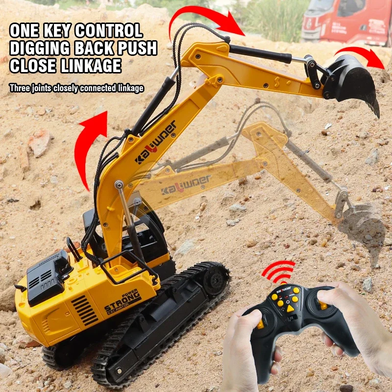 Huina Rc Excavator 1/24 9Ch Re - Drone Vera Rc 评论和价格