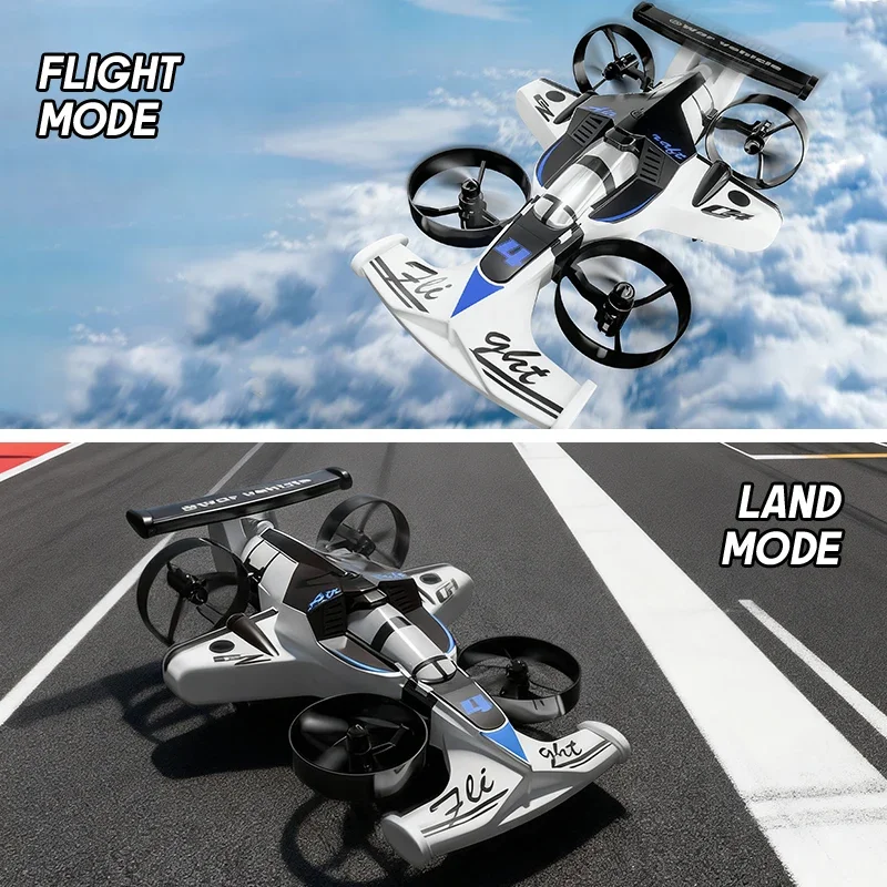 Land-air Dual Mode 6ch Rc Dron - Rc Drone And Flying Car 评论和价格