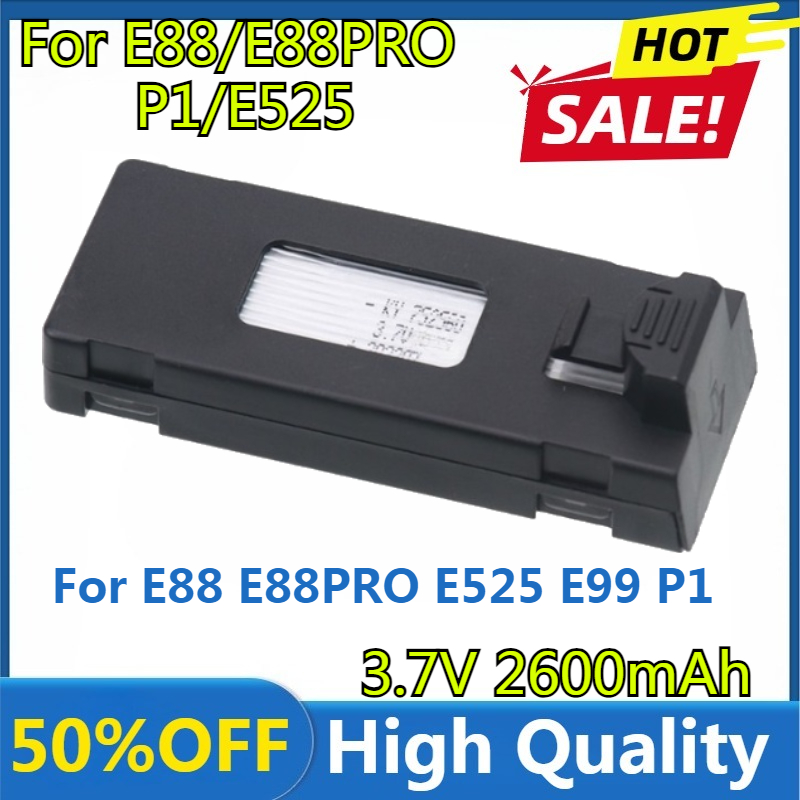 E88 Battery 3.7V 2600mAh Lipo  - Drone Rc E88 Pro 评论和价格