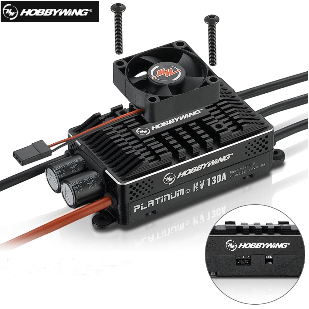 Hobbywing Platinum HV 130A SBE - Drone Rc V4 评论和价格