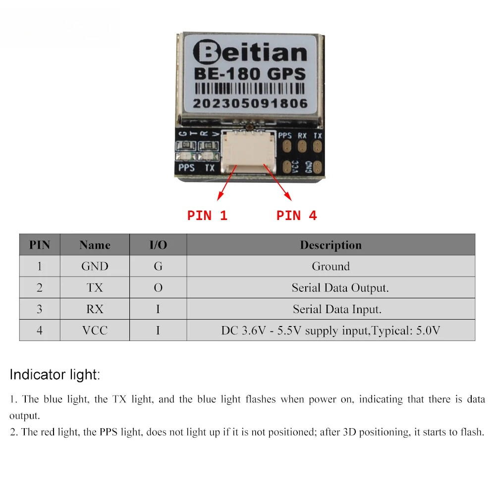 1/2/5PCS Beitian BE-180 GPS Mo - Gps Module Drone 评论和价格
