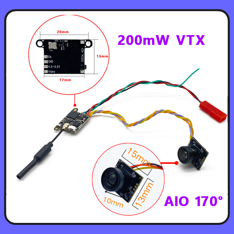 SLONWAKE 5.8G 1200TVL FPV Came - Drone Rc Receiver And Transmitter 评论和价格