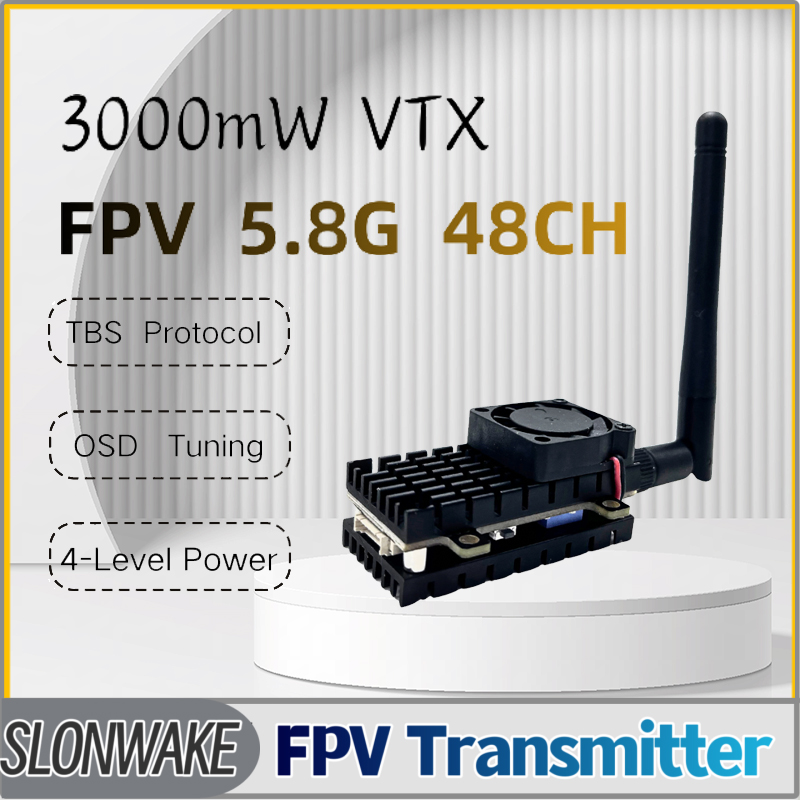 SLONWAKE 5.8G 3000mW Simulatio - Drone Rc Receiver And Transmitter 评论和价格