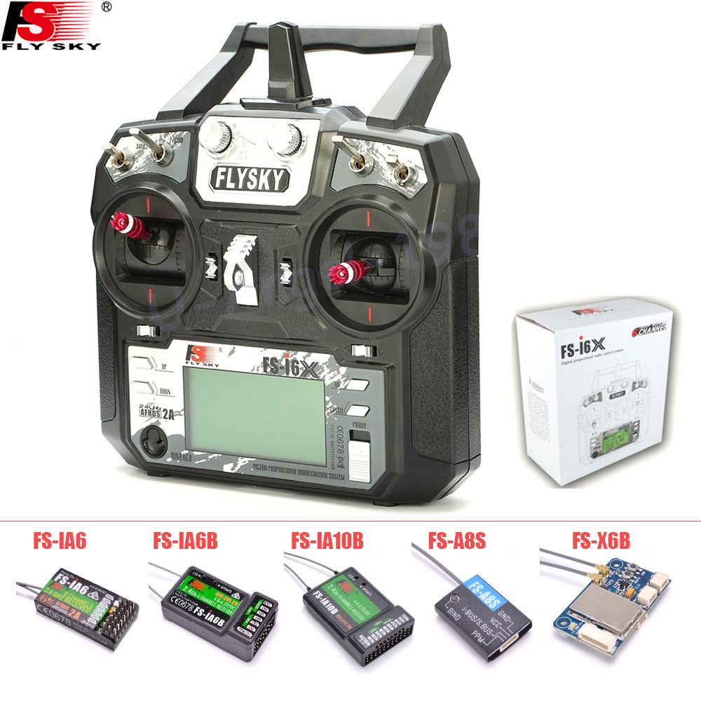 FLYSKY FS-i6X FS i6X 10CH 2.4G - Drone Rc Receiver And Transmitter 评论和价格