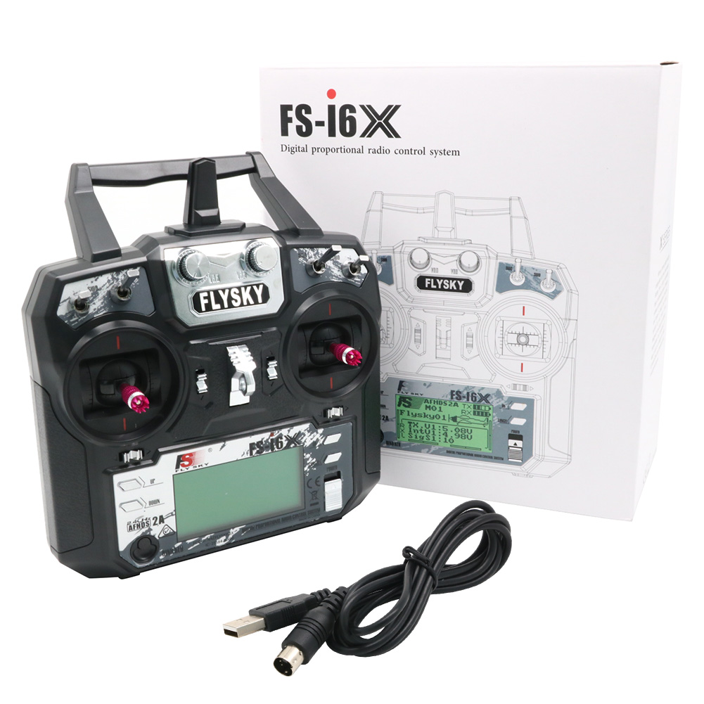FLYSKY FS-i6X FS i6X 10CH 2.4G - Drone Rc Receiver And Transmitter 评论和价格