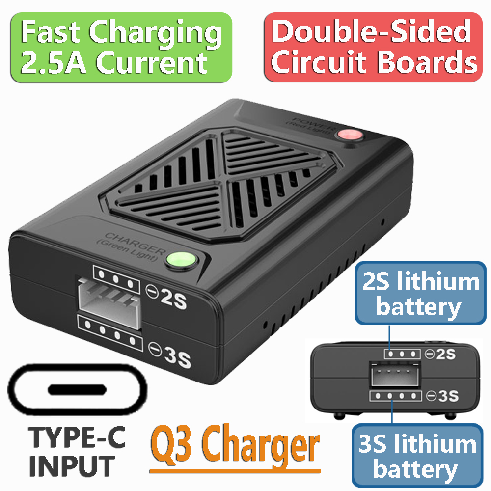 Q3 Compact Balance Charger 2S  - Drone Mjx Rc 评论和价格