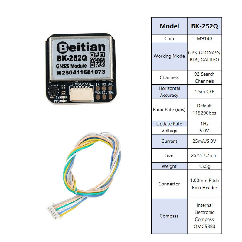 Beitian BK-252Q GPS GNSS Modul - Gps Module Drone 评论和价格