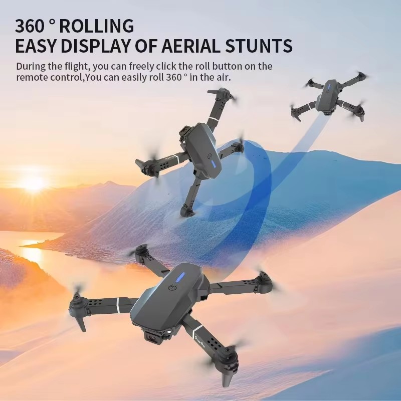 E88 Pro New Upgraded Drone 4K  - Drone Rc E88 Pro 评论和价格