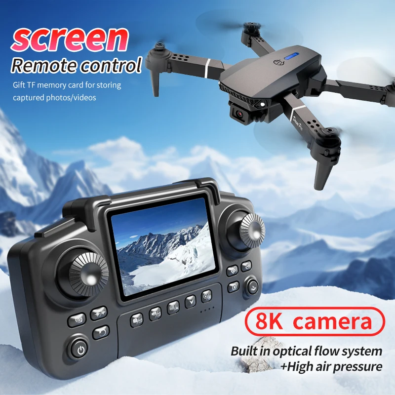 E88 PRO Drone with screen 4K H - Drone Rc E88 Pro 评论和价格