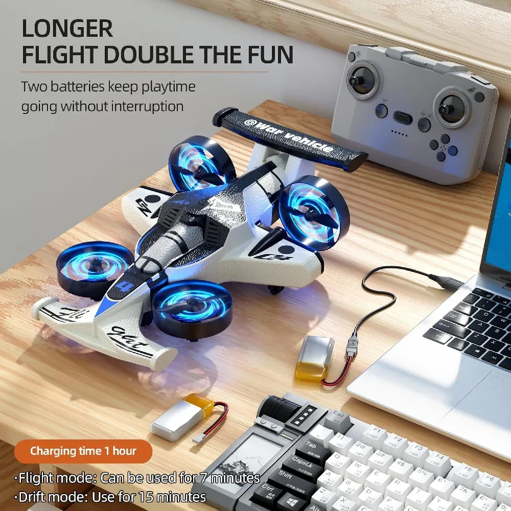 2 in 1 RC Flying Drone Car Dua - Rc Drone And Flying Car 评论和价格